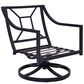 Gathercraft Charlotte Club Swivel Rocker w/ Cushion in Splendor Denim, , large