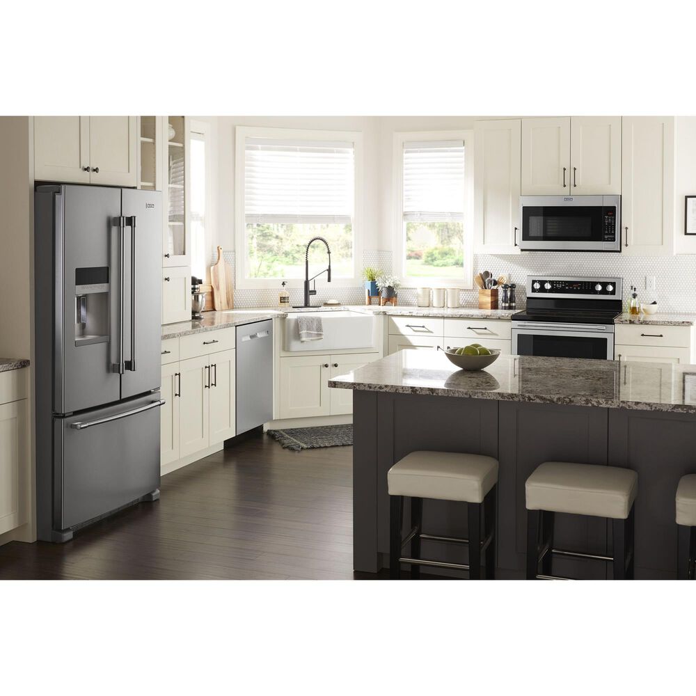 Maytag 2-Piece Kitchen Package with 5.3 Cu Ft. Electric Range and Microwave in Stainless Steel, , large