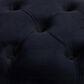 Maple and Jade 24" Velvet Bench in Black, , large