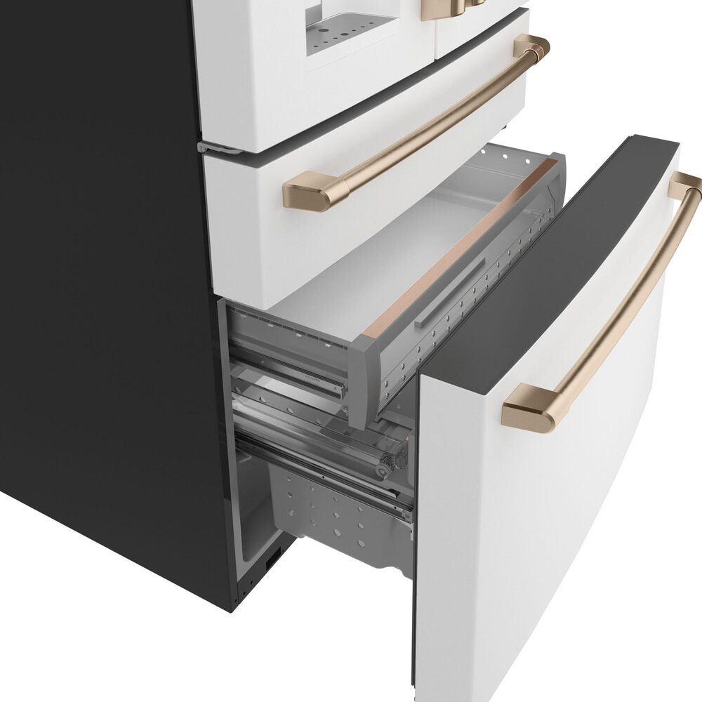 Cafe 22.3 Cu. Ft. 4-Door French Door Refrigerator in Matte White, , large