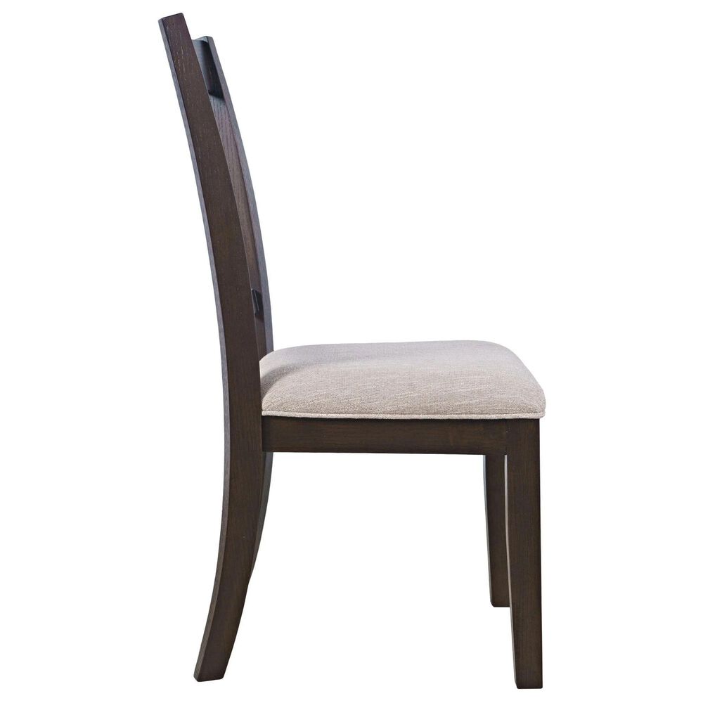 Waltham Brentwood Slatback Side Chair Only in Arbor Oak Finish, , large