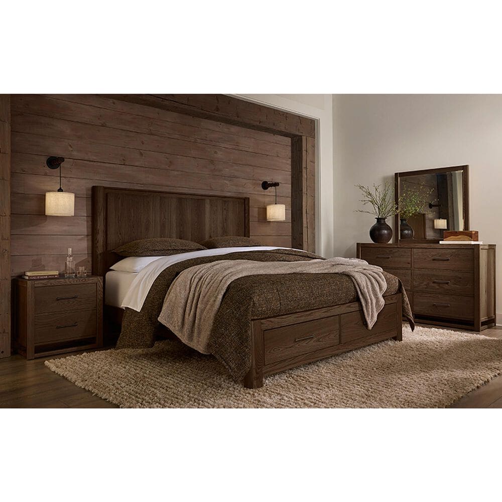 Viceray Collections Lodge and Loft 2-Drawer Nightstand in Dark Oak, , large
