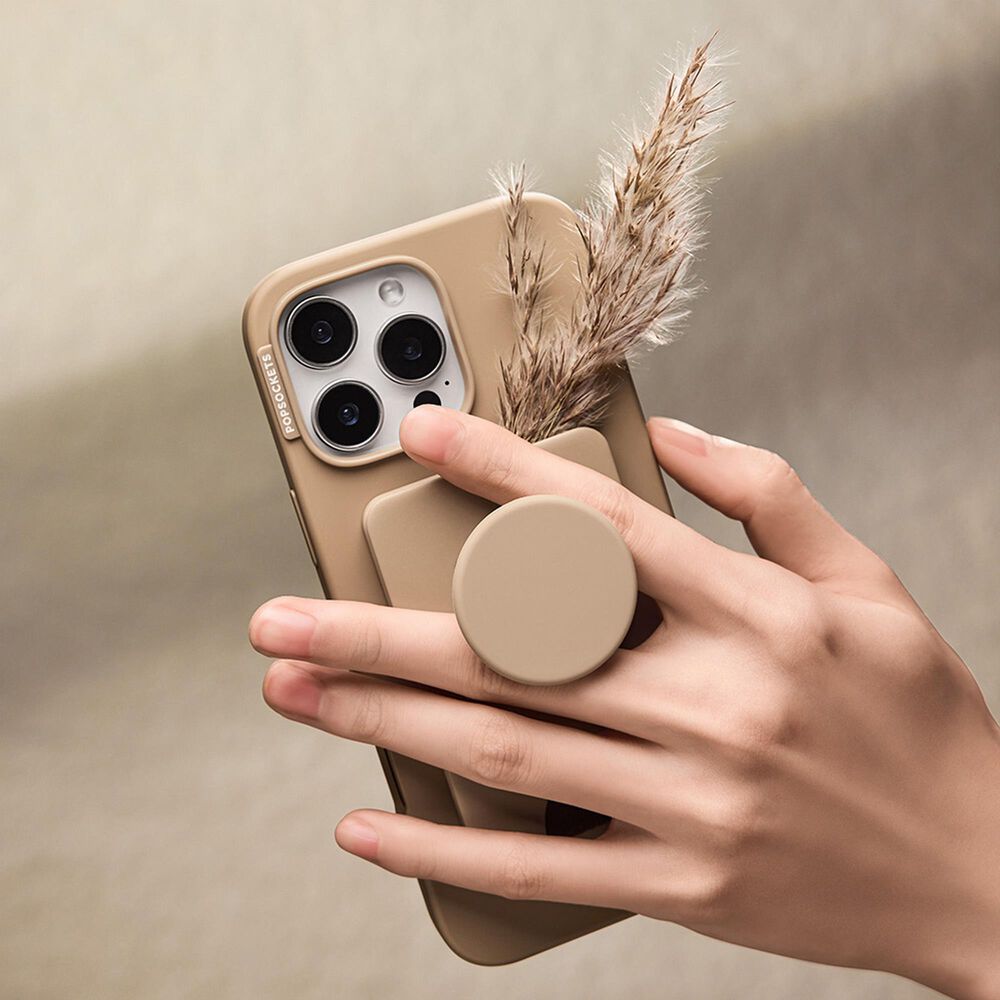 PopSockets MagSafe PopWallet in Latte, , large