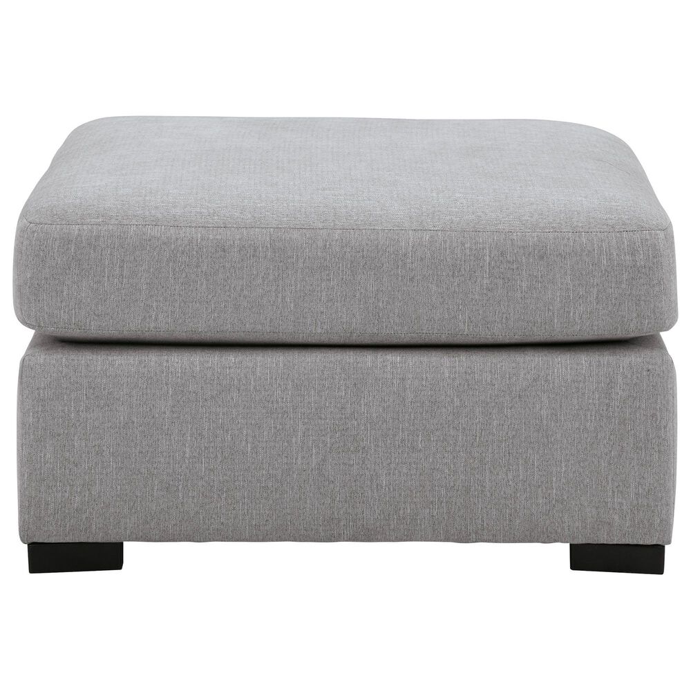 Ashley Lakepoint Oversized Accent Ottoman in Nickel, , large