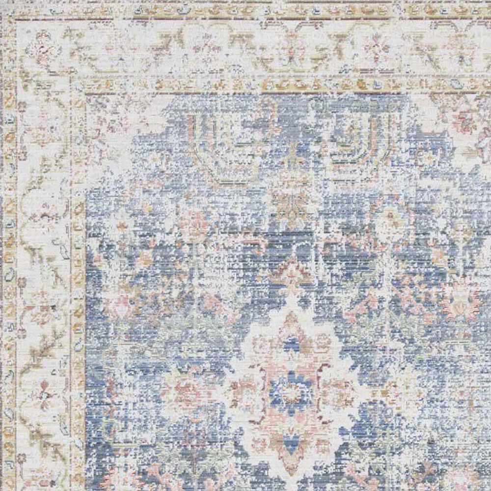 Amer Rugs Century 2&#39; x 3&#39; Indigo Blue and Ivory Area Rug, , large