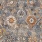 Surya Tuscany TUS-2333 Gray, Light Beige, Cream, Dusty Coral, Brown, Blue, Bright Yellow and Dark Blue 12" x 15" Area Rug, , large