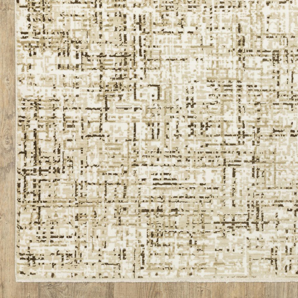 Oriental Weavers Reed 3&#39;3&quot; x 5&#39; Ivory and Brown Area Rug, , large