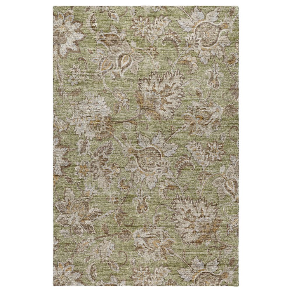 Dalyn Rug Company Silk Road Aloe, Fern, Taupe, Ivory and Copper 10" x 14" Area Rug, , large