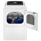 GE Appliances 7.4 Cu. Ft. Smart Front Load Gas Dryer with Sensor Dry in White, , large