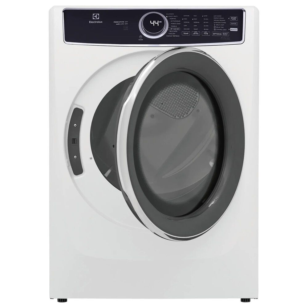 Electrolux 4.5 Cu. Ft. Front Load Washer and 8 Cu. Ft. Gas Dryer Laundry Pair in White, , large