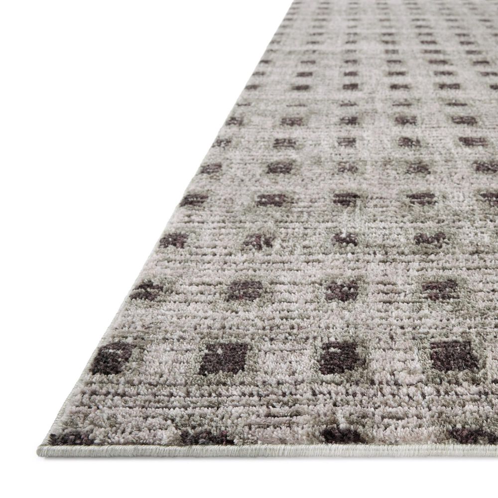 Jeremiah Brent x Loloi Bleecker Silver and Charcoal 2&#39;7&quot; x 10&#39; Runner, , large