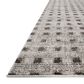 Jeremiah Brent x Loloi Bleecker Silver and Charcoal 2"7" x 10" Runner, , large