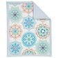 Oxford Baby Mandala 3-Piece Baby Crib Nursery Bedding Set in Blue, , large