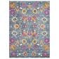 Nourison Passion PSN01 3"9" x 5"9" Denim Area Rug, , large