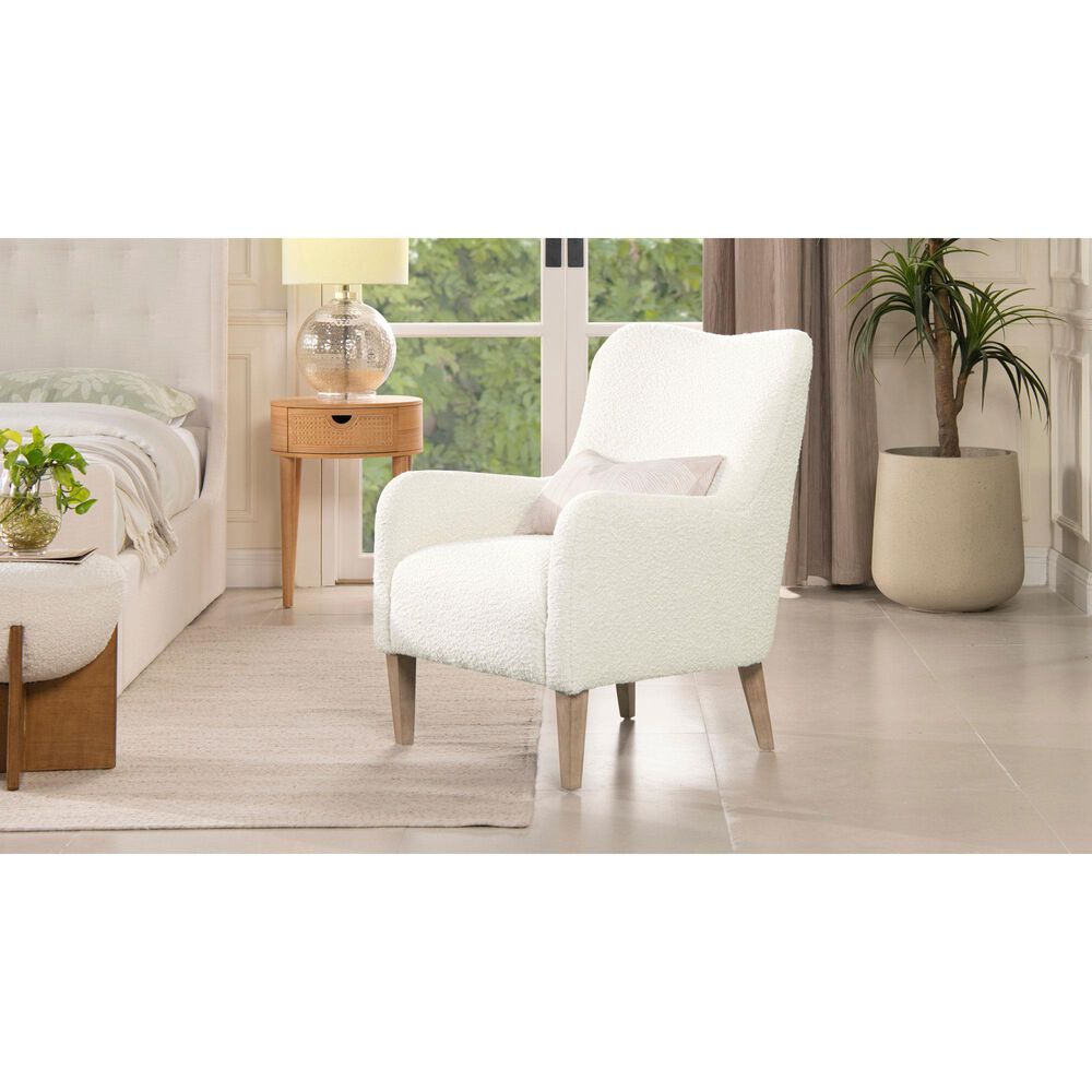 Jennifer Taylor Home Nimbus Accent Chair in Ivory White, , large