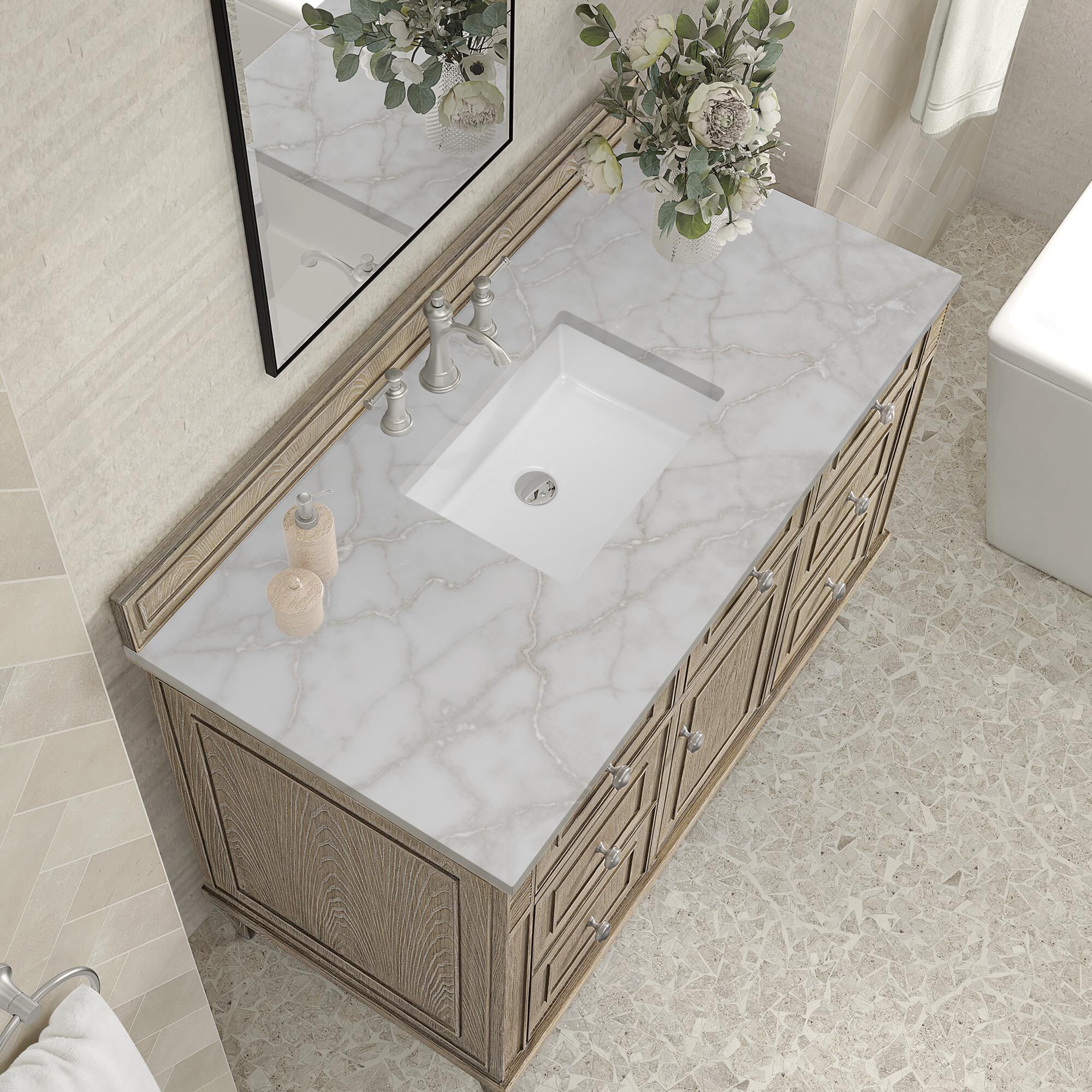 CAVORI 完売品 Jasmine Tops アイボリー James Martin Vanities Lorelai 48