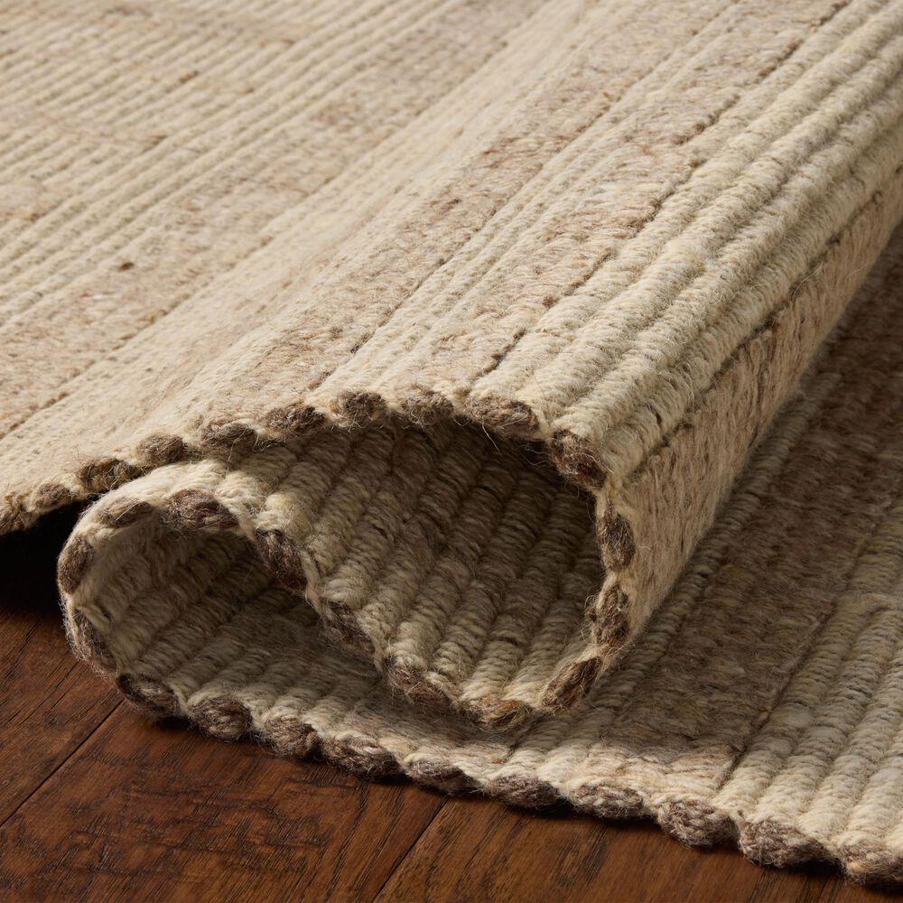 Loloi Valentina Beige and Taupe 4' x 6' Area Rug, , large