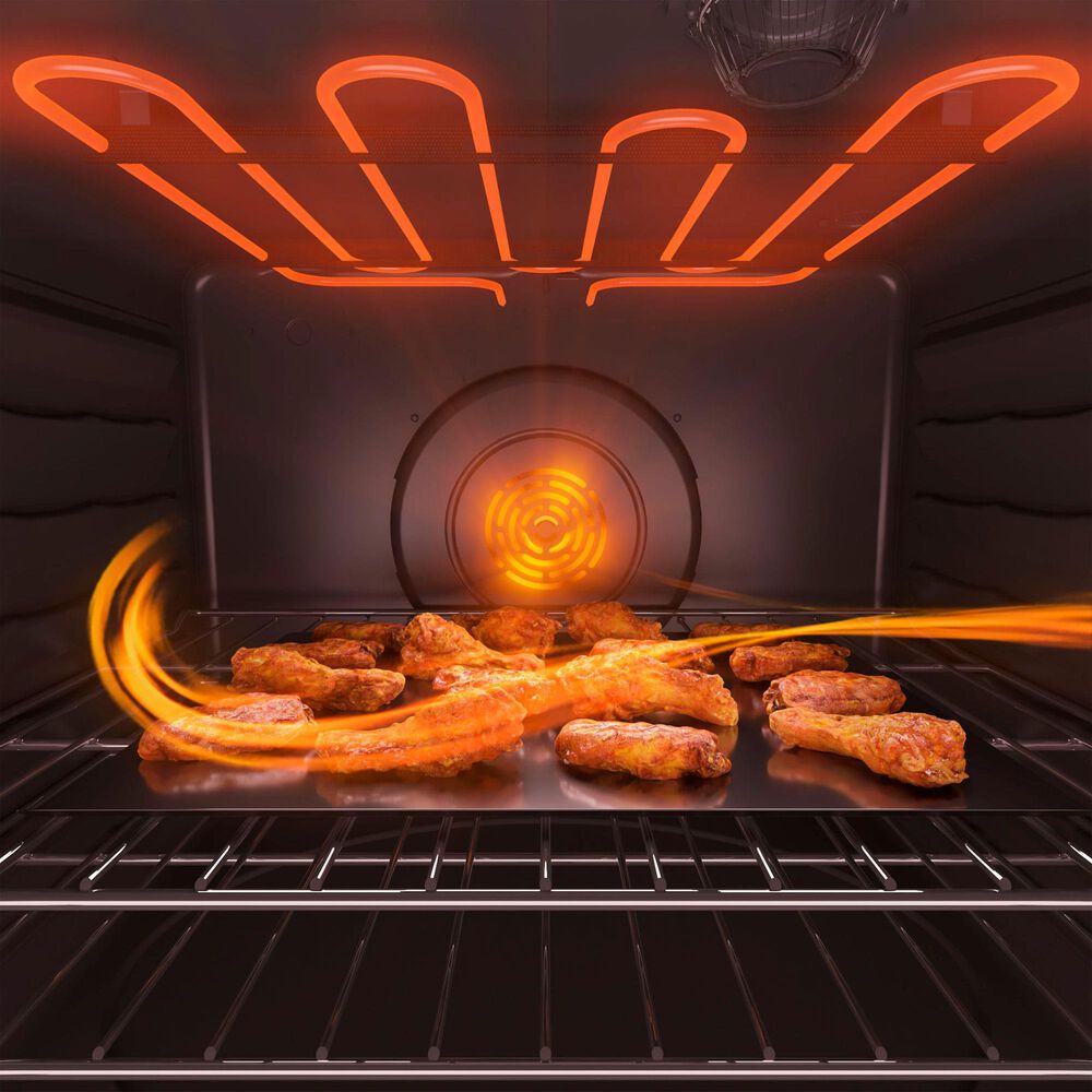 GE Profile 5.3 Cu. Ft. Smart Slide-In Electric Range with No Preheat Air Fry in Fingerprint Resistant Stainless Steel, , large