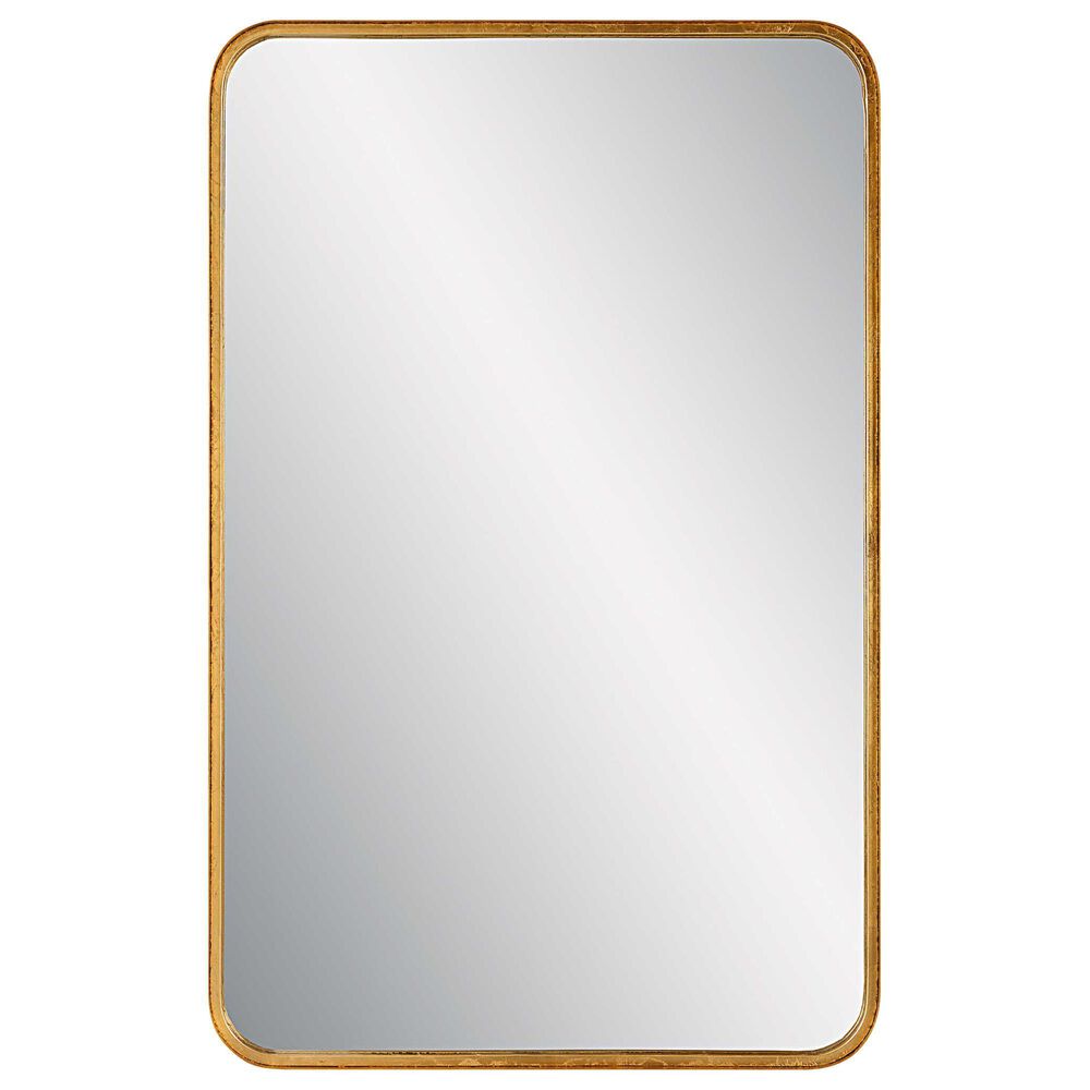 Salt & Light 38" x 24" Wall Mirror in Gold Leaf, , large