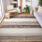 Safavieh Natura NAT326T 8" x 10" Brown and Ivory Area Rug, , large