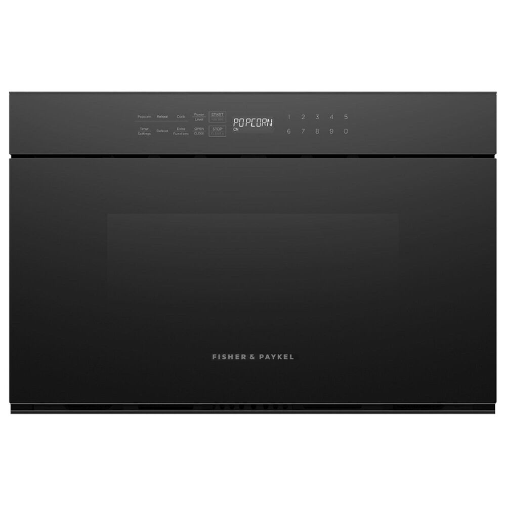Fisher & Paykel 1.2 Cu.Ft. Contemporary Drawer Microwave in Black, , large