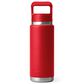 YETI Rambler 26 Oz Water Bottle with Straw Cap in Rescue Red, , large