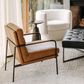 Moe"s Home Collection Verlaine Arm Chair in Brown, , large