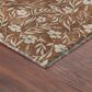 Dalyn Rug Company Soft Essentials Floral Paprika 9" x 12" Indoor/Outdoor Area Rug, , large