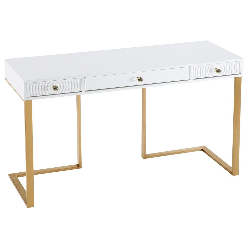 Tov Furniture Janie Desk in White, , large