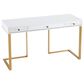 Tov Furniture Janie Desk in White, , large