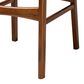 Baxton Studio Katya Bar Stool with Grey Cushion in Walnut Brown (Set of 2), , large