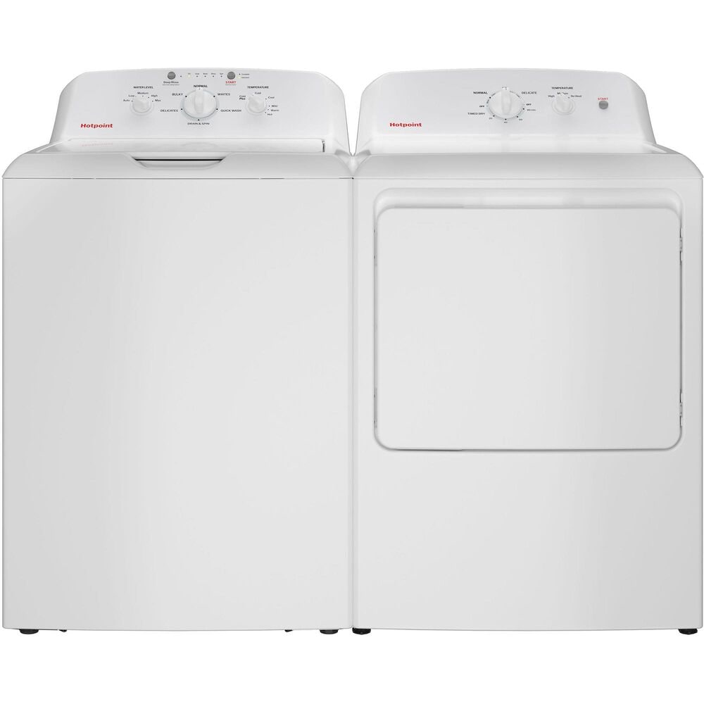Hotpoint 6.2 Cu. Ft. Capacity Electric Dryer in White, , large