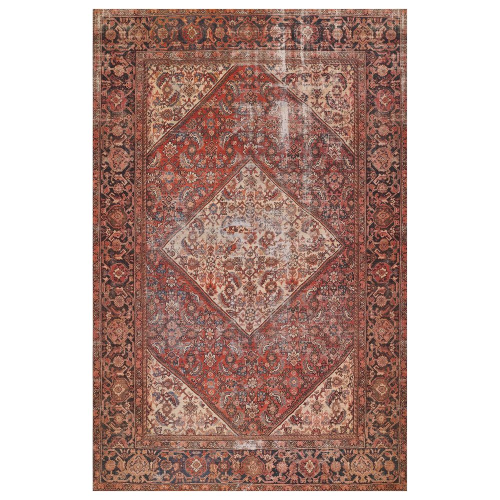 Momeni Afshar AFS-44 Red 7'6" x 9'6" Area Rug, , large