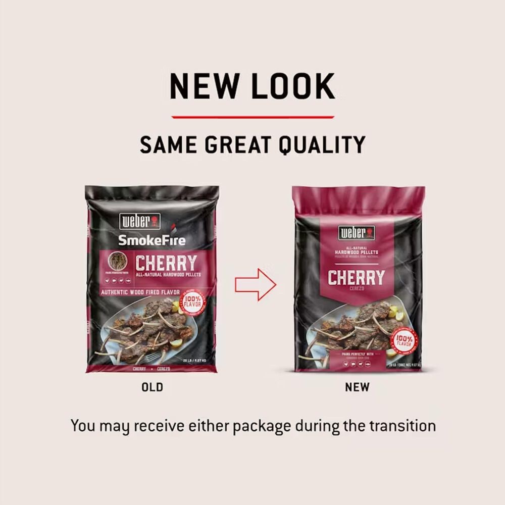 Weber Cherry All-Natural Hardwood Pellets, , large
