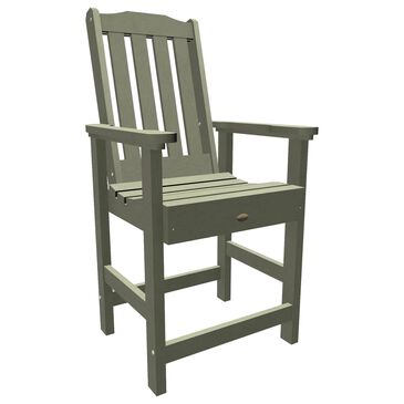 Highwood USA Lehigh Patio Counter Armchair in Eucalyptus, , large