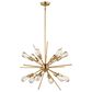 Vaxcel International Co. Ltd. Estelle 12-Light Pendant in Natural Brass, , large