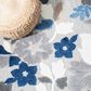Safavieh Cabana CBN308F 3" x 5" Grey and Blue Indoor/Outdoor Area Performance Rug, , large