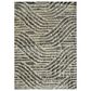 Kas Oriental Rugs Merino Waves 5"3" x 7"7" Charcoal Area Rug, , large