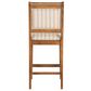 Linon Home Decor Emmy 26" Counter Stool with Tan Cushion in Cherry, , large