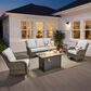 HOMLUX 5-Piece Patio Set in Grey, , large