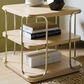 Hooker Furniture Banyon Bay Two-Tier End Table in Desert Oak and Brushed Brass, , large
