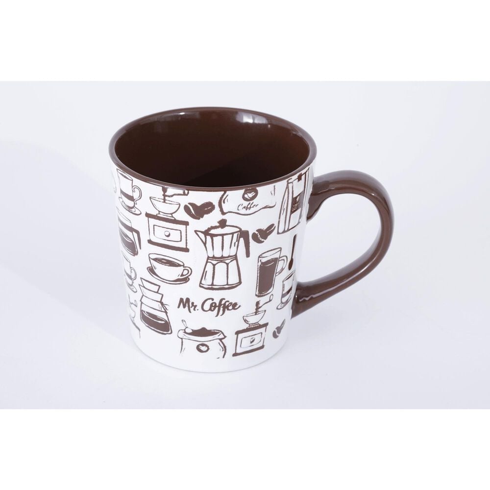 Gibson Overseas, Inc Vintage Brew 18 Ounce Coffee Maker Stoneware Mug in Multicolor, , large