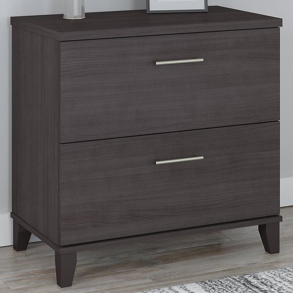 Bush Somerset 2-Drawer Lateral File in Storm Gray, , large