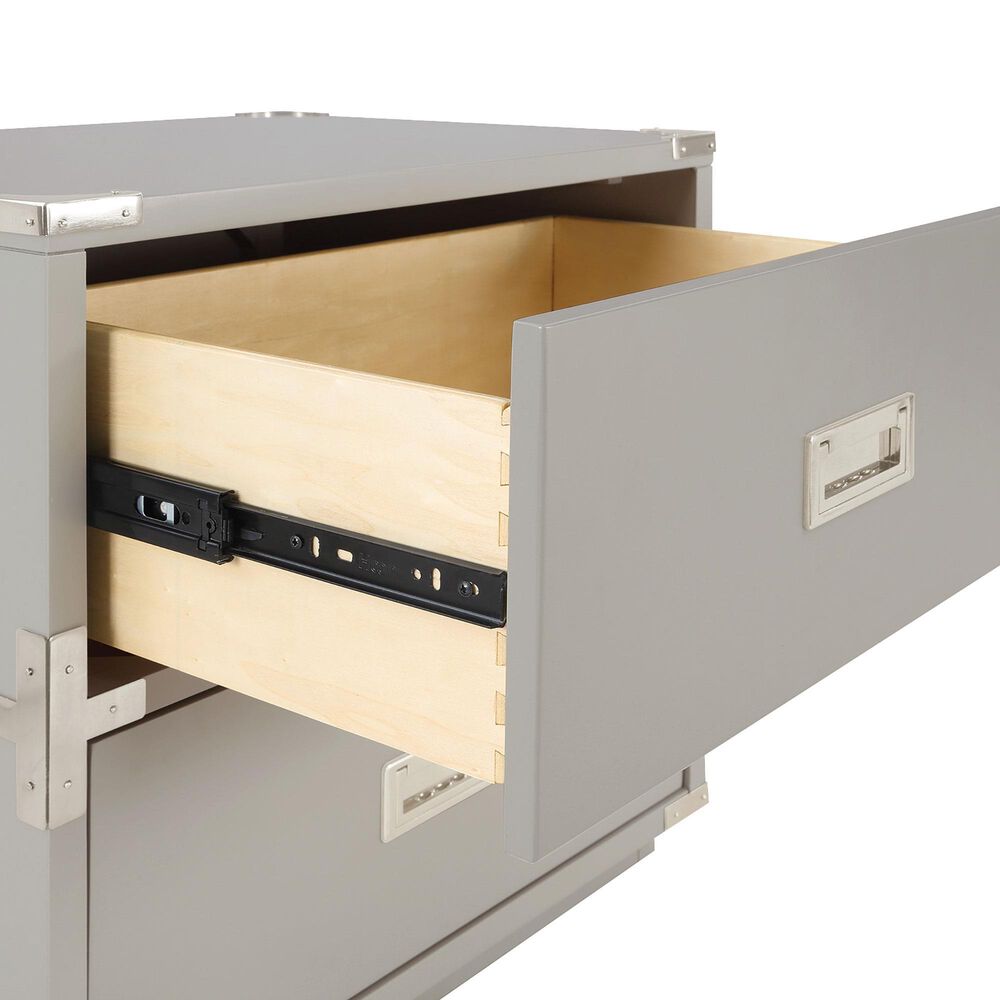 OSP Home Wellington 2-Drawer Cabinet in Grey, , large