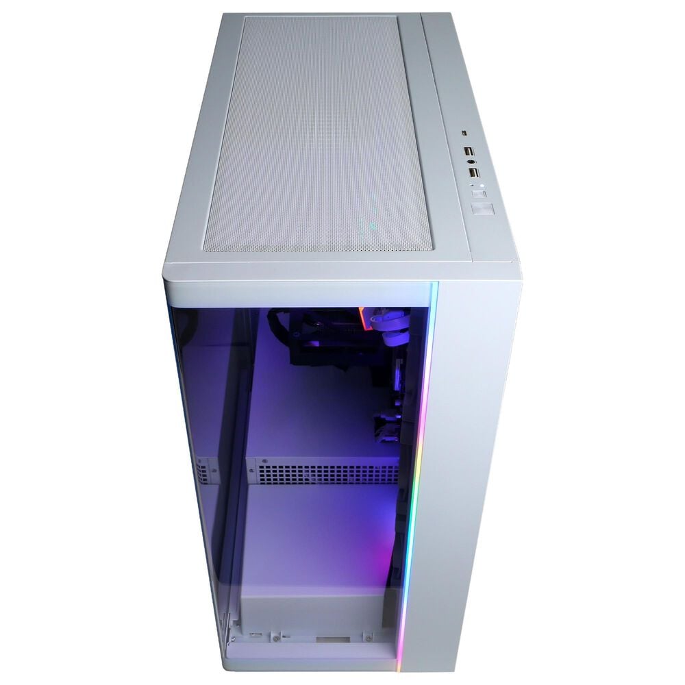 CyberPowerPC Gamer Supreme Gaming Desktop | Intel Core i7-14700F - 32GB RAM - NVIDIA GeForce RTX 5060 Ti Graphics - 2TB SSD in White, , large