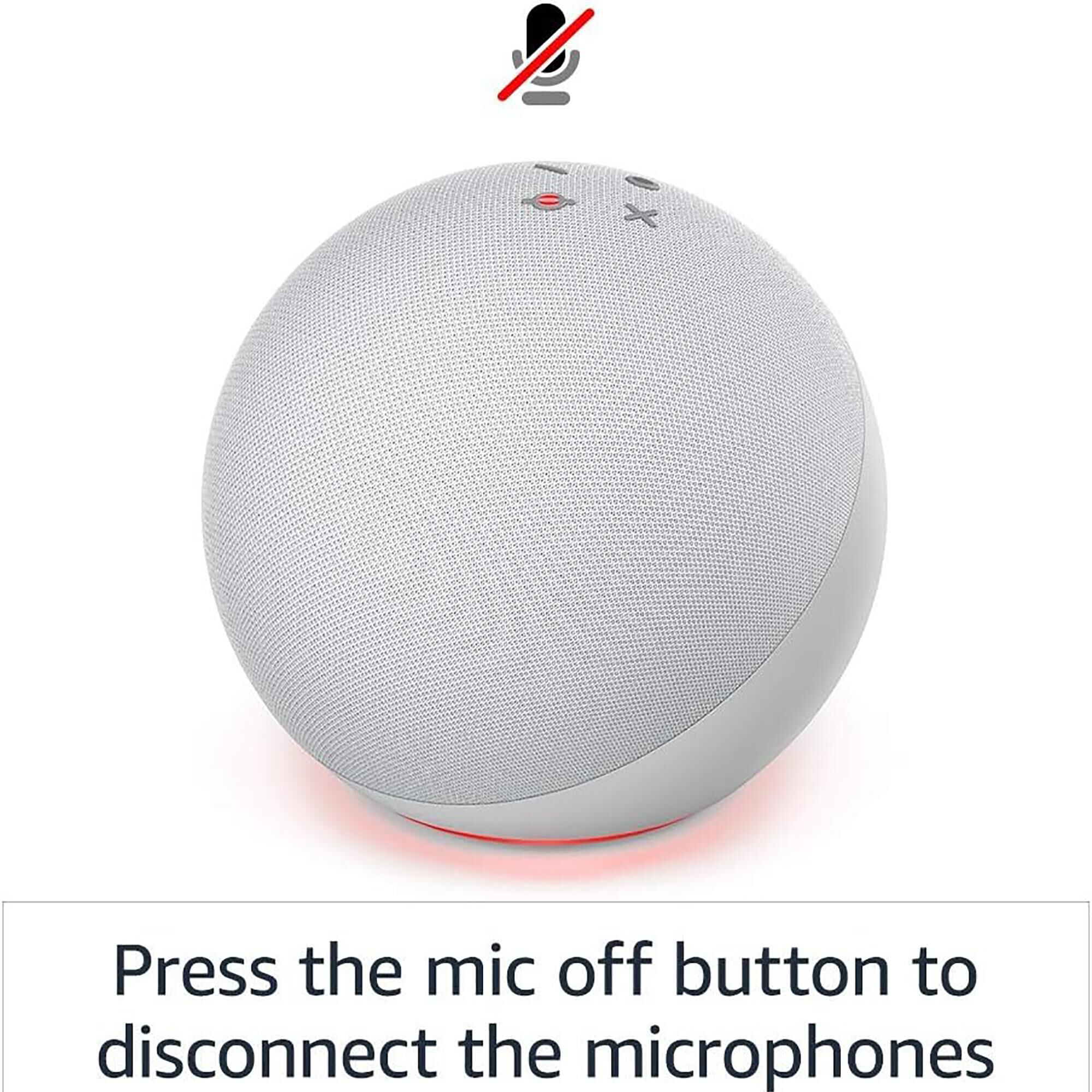 Amazon Echo 4th Gen Smart Speaker with Alexa in Glacier White NFM