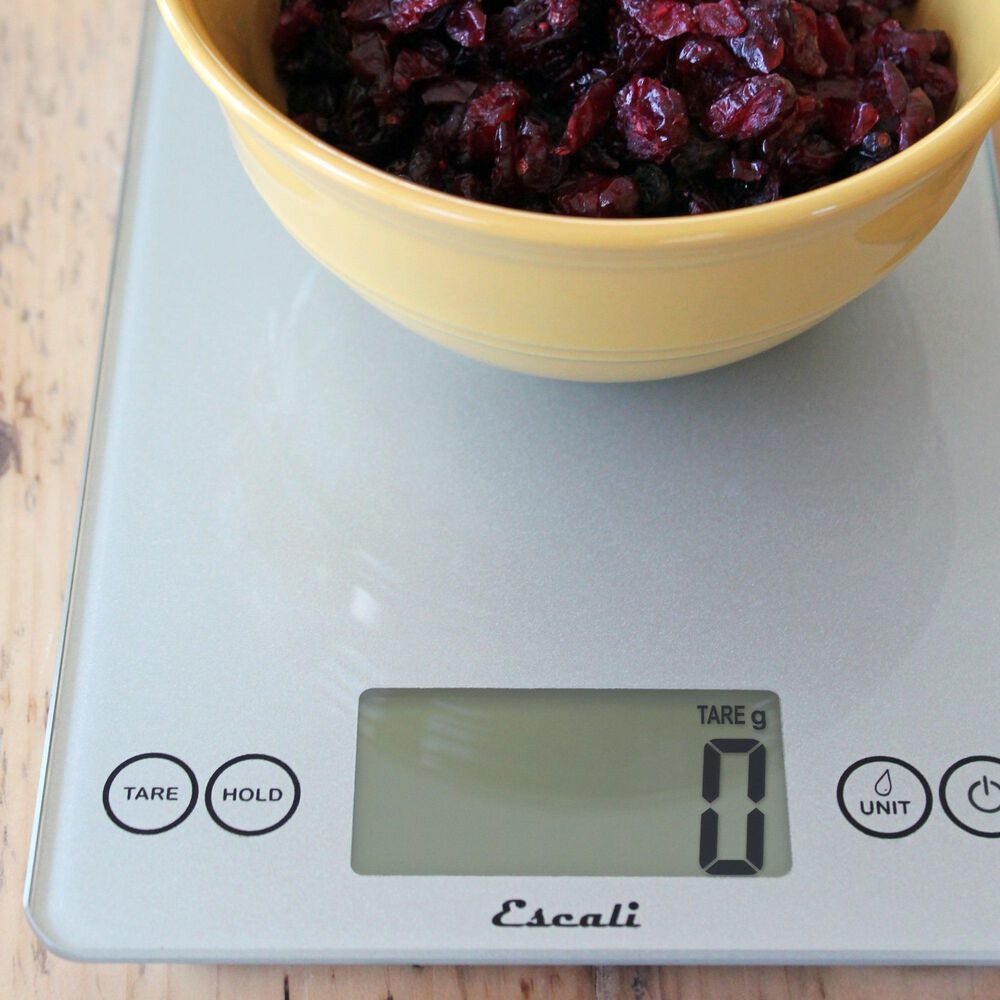 Kitchen Supply Arti Glass Kitchen Scale in Shiny Silver, , large