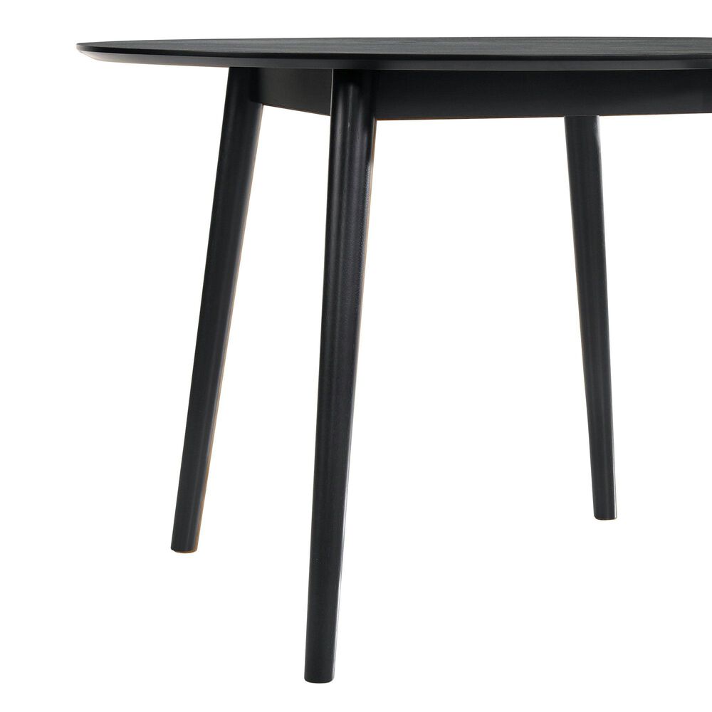 Blue River Arcadia and Renzo 5-Piece 42&quot; Dining Set with Gray Cushion in Black, , large