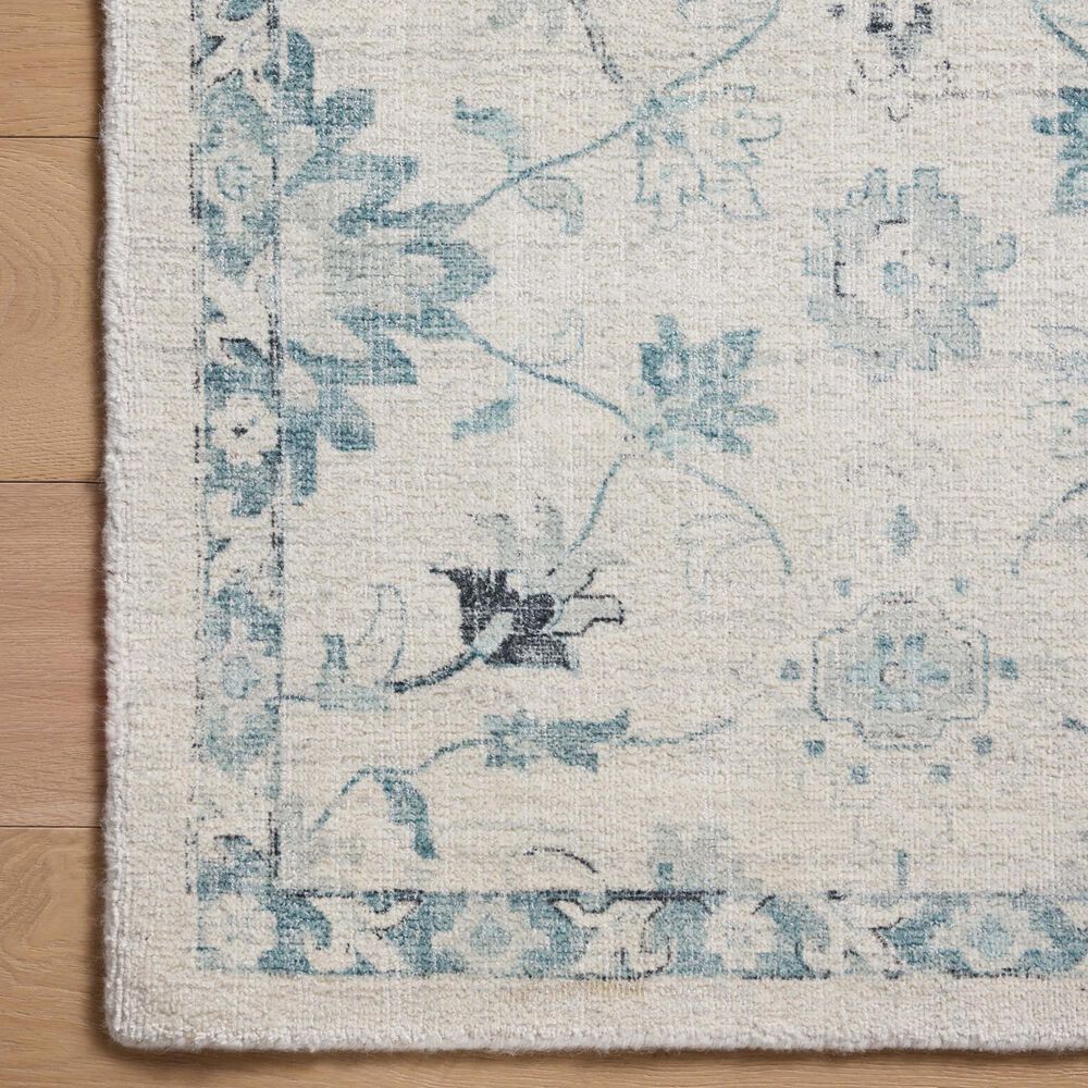 Loloi Marcella Blue and Ivory 2&#39; x 3&#39; Area Rug, , large