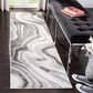 Safavieh Craft CFT819G 2"3" x 8" Grey and Silver Runner, , large